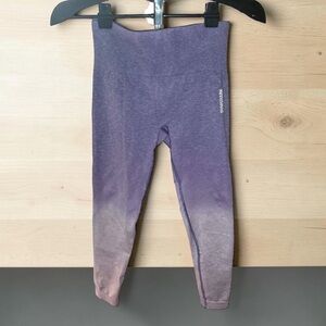 Gymshark Adapt Ombré Seamless Leggings in Purple Light Grey Marl